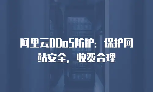 阿里云DDoS防护：保护网站安全，收费合理