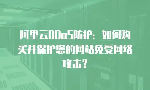 阿里云DDoS防护：如何购买并保护您的网站免受网络攻击？