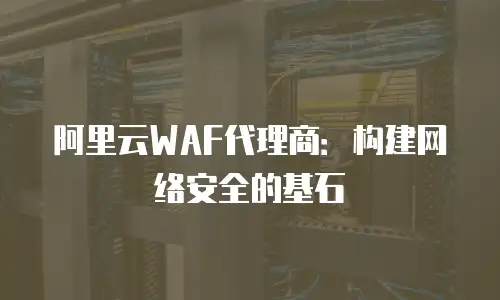 阿里云WAF代理商：构建网络安全的基石