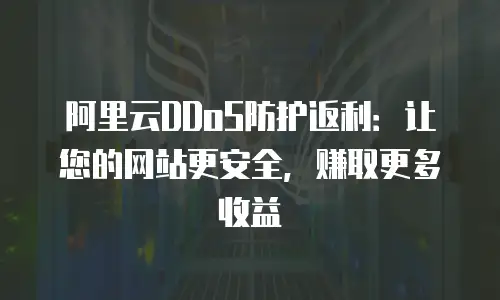 阿里云DDoS防护返利：让您的网站更安全，赚取更多收益