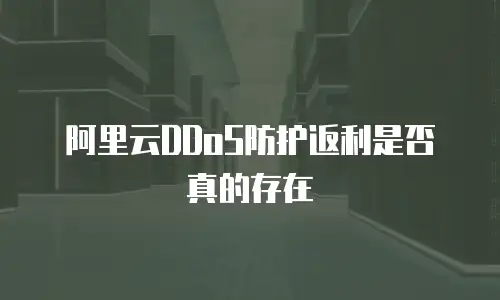 阿里云DDoS防护返利是否真的存在