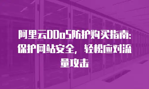 阿里云DDoS防护购买指南：保护网站安全，轻松应对流量攻击