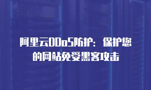 阿里云DDoS防护：保护您的网站免受黑客攻击