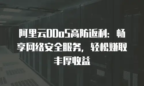 阿里云DDoS高防返利：畅享网络安全服务，轻松赚取丰厚收益