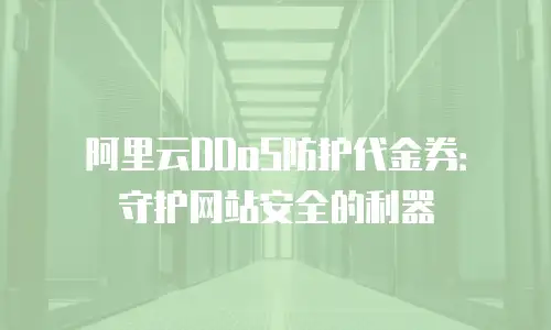 阿里云DDoS防护代金券：守护网站安全的利器