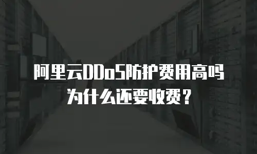 阿里云DDoS防护费用高吗为什么还要收费？