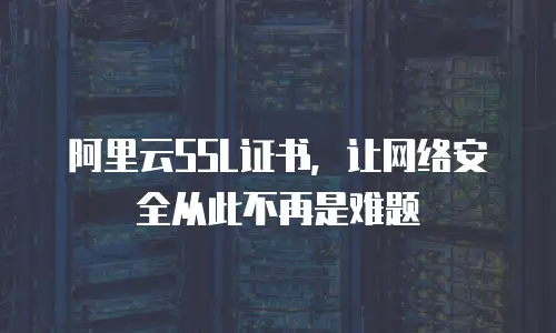 阿里云SSL证书，让网络安全从此不再是难题