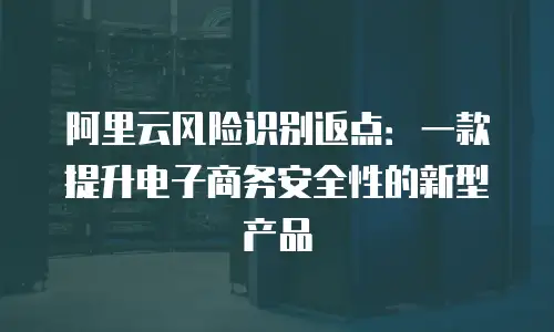 阿里云风险识别返点：一款提升电子商务安全性的新型产品