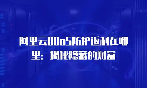 阿里云DDoS防护返利在哪里：揭秘隐藏的财富