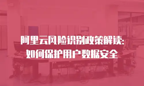 阿里云风险识别政策解读：如何保护用户数据安全