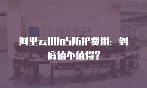 阿里云DDoS防护费用：到底值不值得？