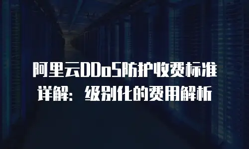 阿里云DDoS防护收费标准详解：级别化的费用解析