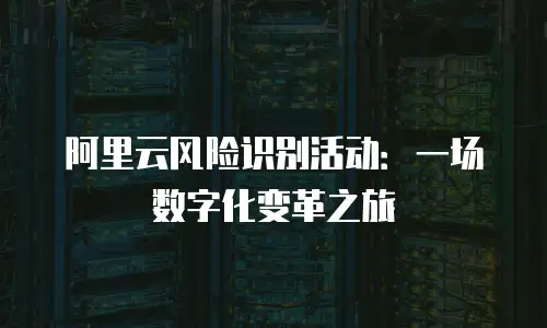 阿里云风险识别活动：一场数字化变革之旅