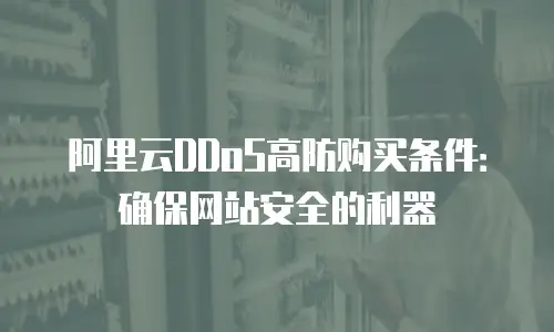 阿里云DDoS高防购买条件：确保网站安全的利器