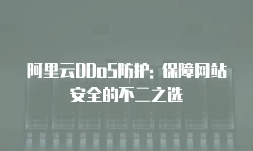 阿里云DDoS防护: 保障网站安全的不二之选