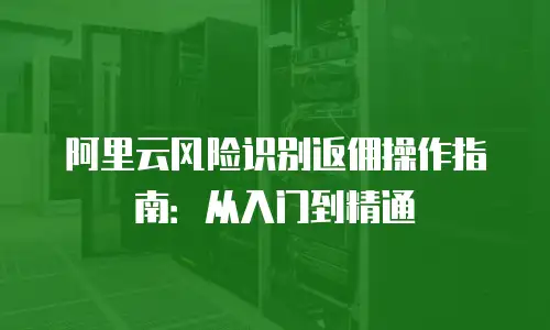 阿里云风险识别返佣操作指南：从入门到精通
