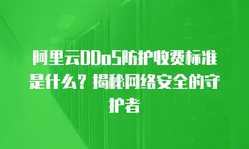 阿里云DDoS防护收费标准是什么？揭秘网络安全的守护者