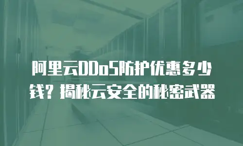 阿里云DDoS防护优惠多少钱？揭秘云安全的秘密武器