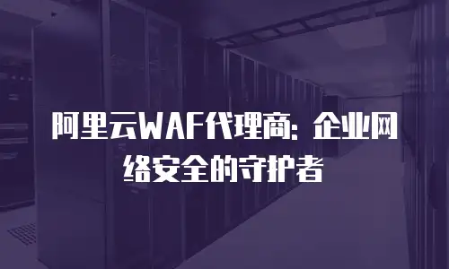 阿里云WAF代理商: 企业网络安全的守护者