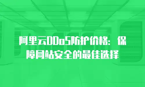 阿里云DDoS防护价格：保障网站安全的最佳选择