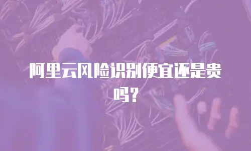阿里云风险识别便宜还是贵吗？