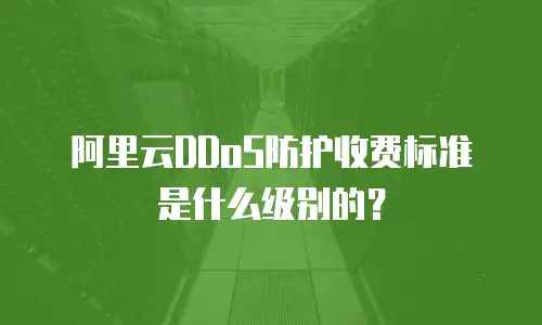阿里云DDoS防护收费标准是什么级别的？