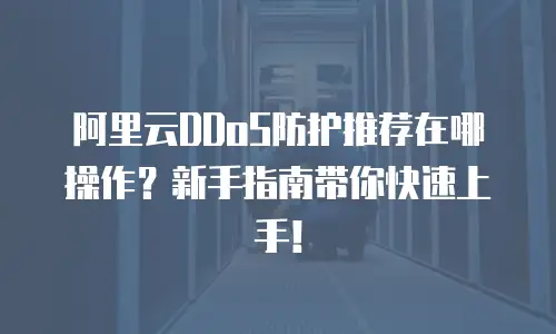 阿里云DDoS防护推荐在哪操作？新手指南带你快速上手！