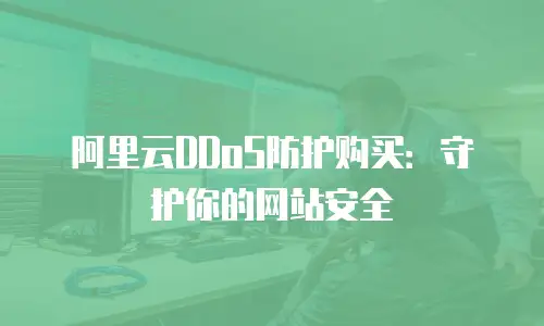 阿里云DDoS防护购买：守护你的网站安全