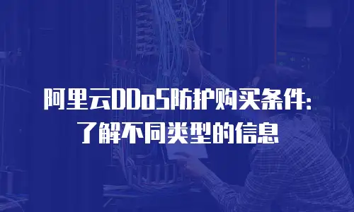 阿里云DDoS防护购买条件：了解不同类型的信息
