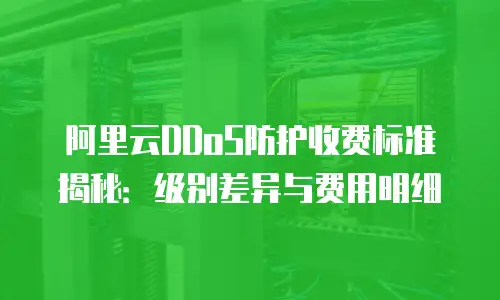 阿里云DDoS防护收费标准揭秘：级别差异与费用明细