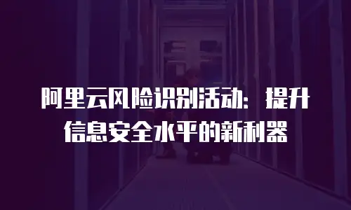 阿里云风险识别活动：提升信息安全水平的新利器