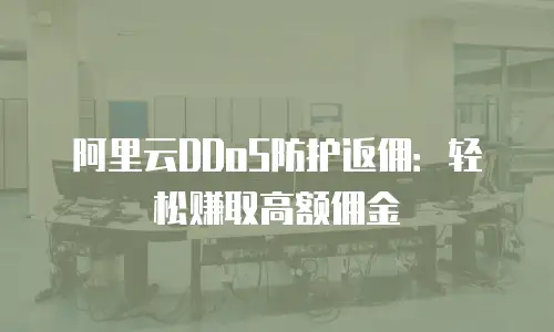 阿里云DDoS防护返佣：轻松赚取高额佣金