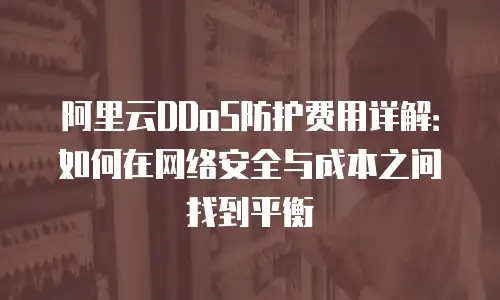 阿里云DDoS防护费用详解：如何在网络安全与成本之间找到平衡