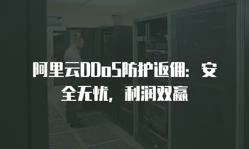 阿里云DDoS防护返佣：安全无忧，利润双赢