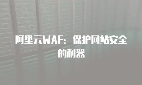 阿里云WAF：保护网站安全的利器