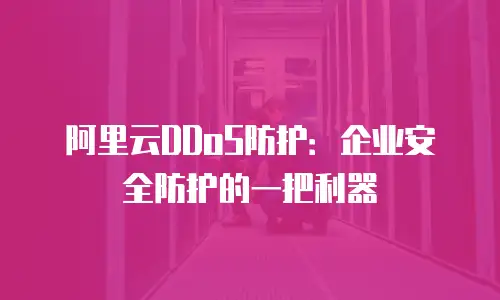 阿里云DDoS防护：企业安全防护的一把利器