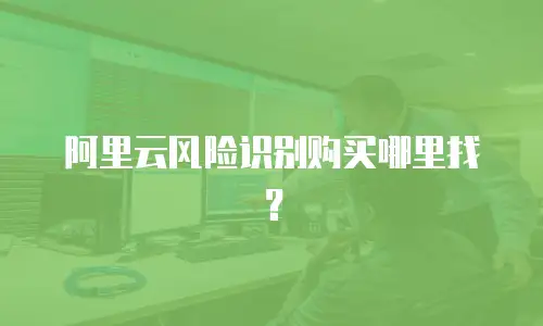 阿里云风险识别购买哪里找？