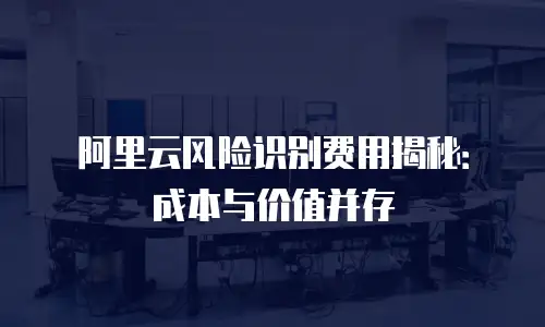阿里云风险识别费用揭秘：成本与价值并存