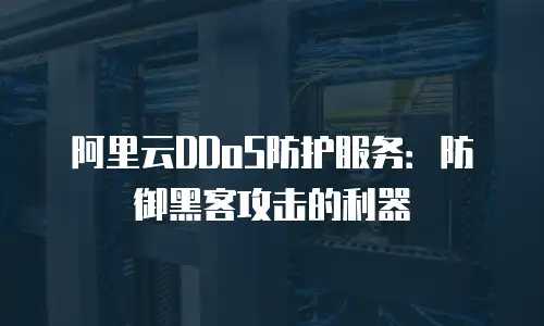 阿里云DDoS防护服务：防御黑客攻击的利器