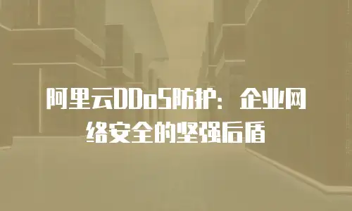 阿里云DDoS防护：企业网络安全的坚强后盾