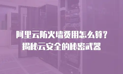阿里云防火墙费用怎么算？揭秘云安全的秘密武器