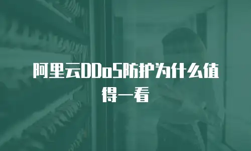 阿里云DDoS防护为什么值得一看