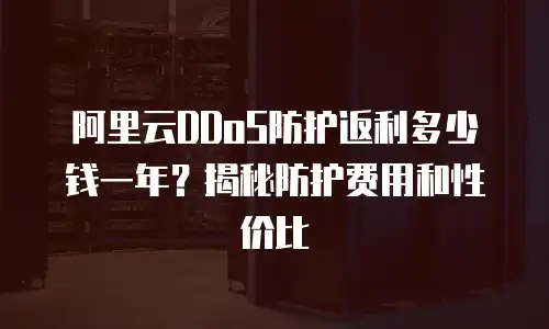阿里云DDoS防护返利多少钱一年？揭秘防护费用和性价比