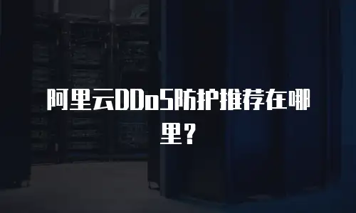 阿里云DDoS防护推荐在哪里？