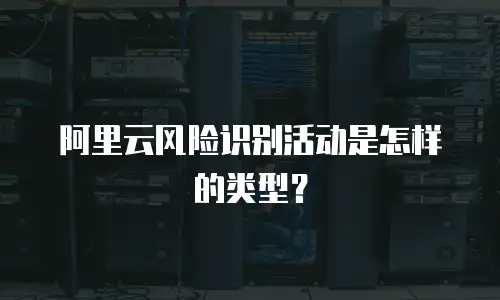 阿里云风险识别活动是怎样的类型？