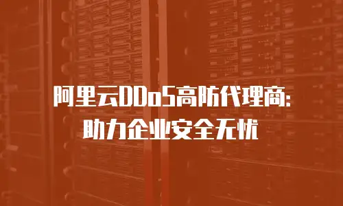 阿里云DDoS高防代理商：助力企业安全无忧