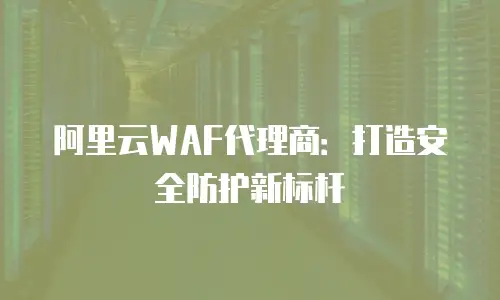 阿里云WAF代理商：打造安全防护新标杆