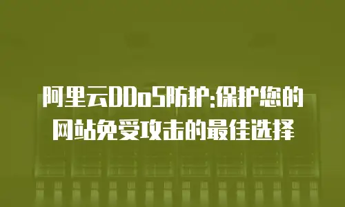 阿里云DDoS防护:保护您的网站免受攻击的最佳选择