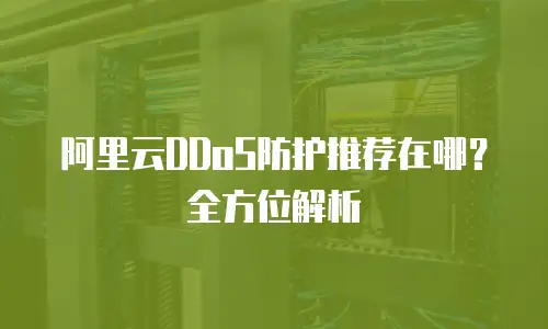 阿里云DDoS防护推荐在哪？全方位解析