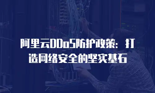 阿里云DDoS防护政策：打造网络安全的坚实基石